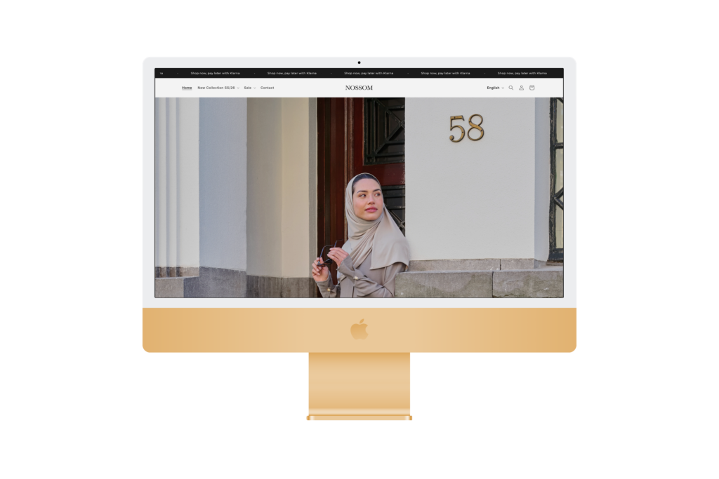 Flat iMac M1 Mockup PSD