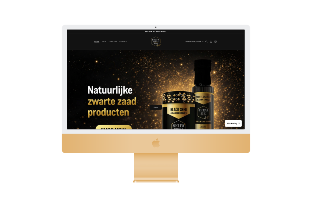 Shifa Boost Mockup PSD