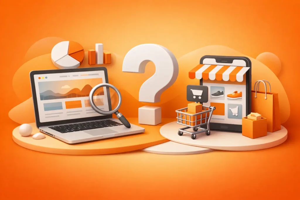 Een website of webshop kiezen voor je bedrijf